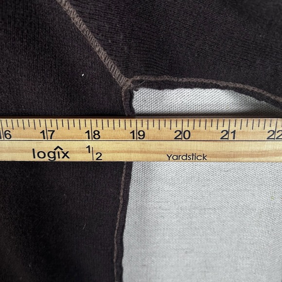 The North Face Mens Brown Wool Blend 1/4 Zip Pullover Sweater Size Medium 751 - Picture 5 of 7